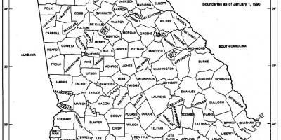 Грузия государственного карту