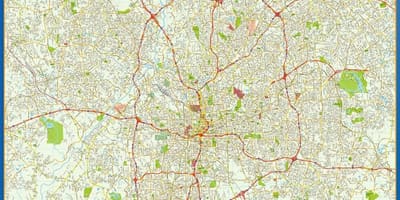 Улица карте Атланты